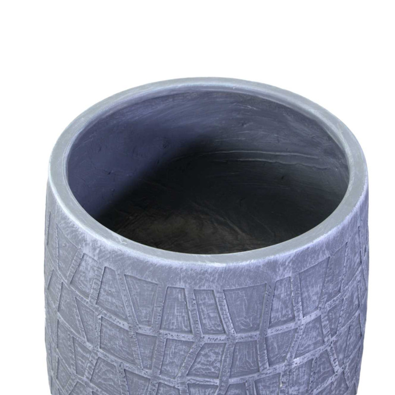 Resina Grigio Cm Ø33H39 | Fioriere e Vasi | Levante Shop