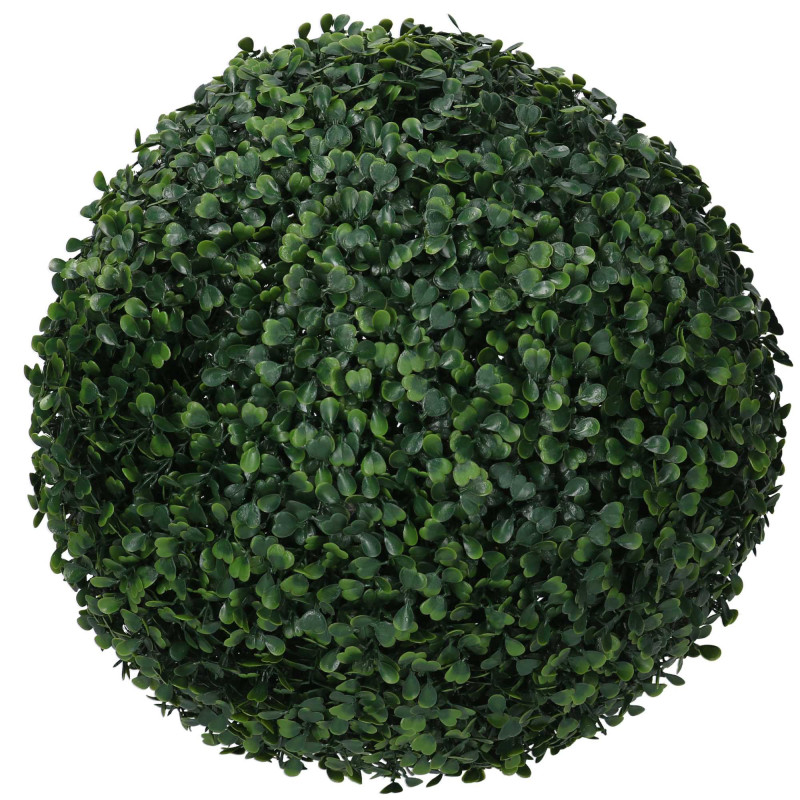 Bosso verde tondo Ø33xH33 cm decorativo e realistico