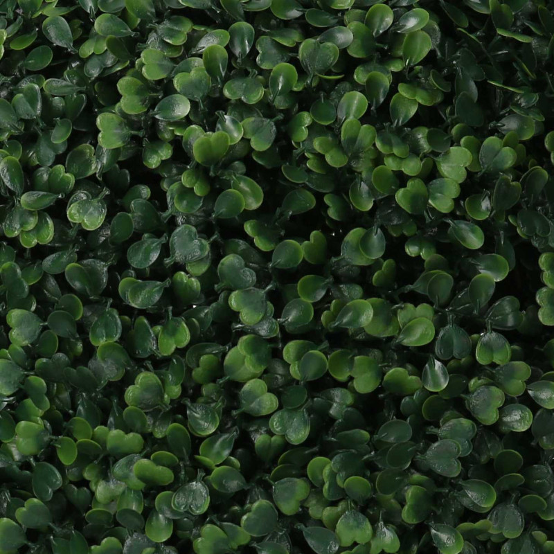 Bosso verde tondo Ø38xH38 cm decorativo e realistico