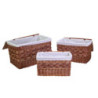 Baule vimini noce con fodera set 1-3 grande 76×47×h47 cm — levantshop.live