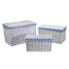 Baule vimini bianco felce blu set 1-3 grande 75×47×h48 cm — levantshop.live