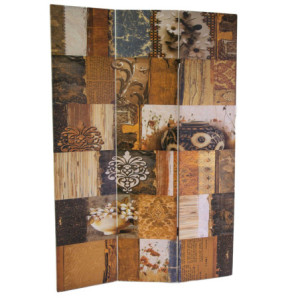 Zoom Paravento stampa decoupage tre ante cm 120,6x2,5h180