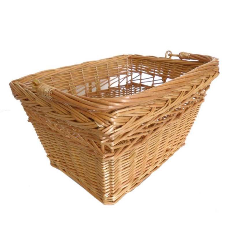 Cesto bici rettangolare con manico 40x29xH23 cm pratico e robusto