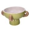 Ceramica Verde Con Maniglie Cm Ø30,5/40H20/23 | Fioriere e V