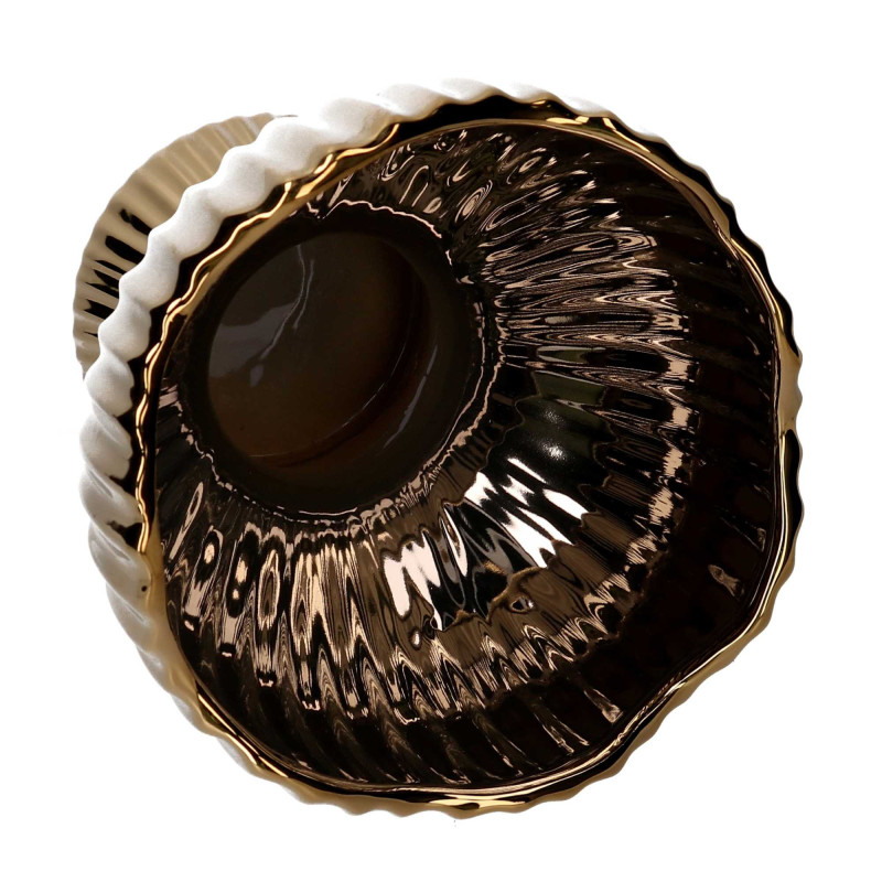 Ceramica Oro Cm Ø22H21 | Fioriere e Vasi | Levante Shop