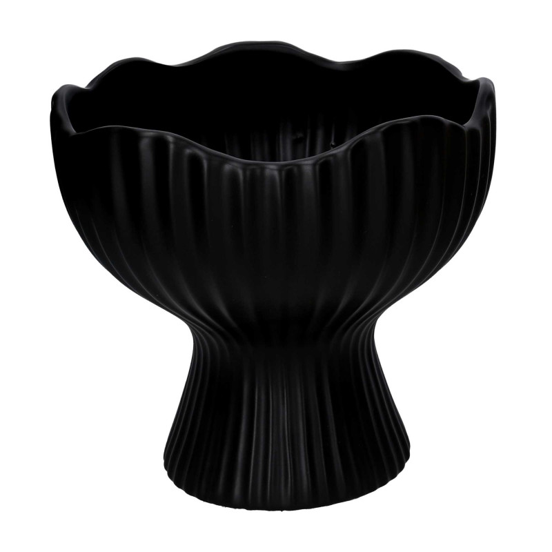 Ceramica Nero Cm Ø22H21 | Fioriere e Vasi | Levante Shop