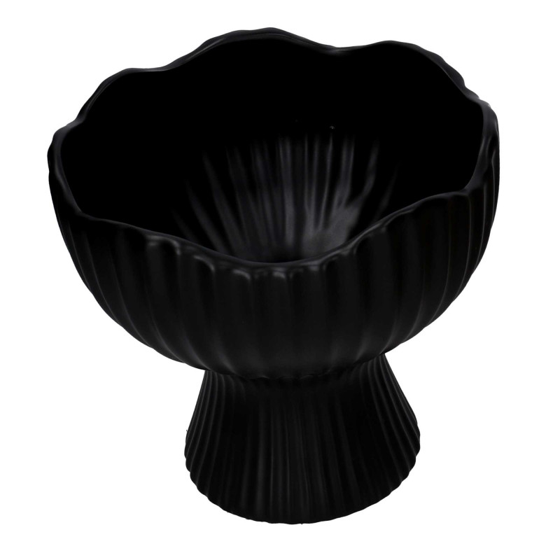 Ceramica Nero Cm Ø22H21 | Fioriere e Vasi | Levante Shop