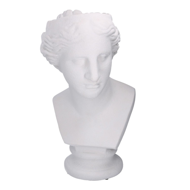 Resina Busto Bianco Cm 35X30H59 | Fioriere e Vasi | Levante