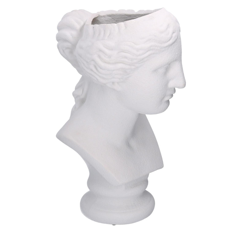 Resina Busto Bianco Cm 35X30H59 | Fioriere e Vasi | Levante