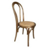 Sedia legno Thonet impilabile marrone classica 42x55xH88