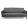 Divano tessuto 3 posti grigio 195x77xH85 cm moderno e comodo
