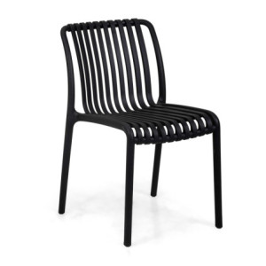 Sedia polipropilene Wren nero cm 40x58h47/80