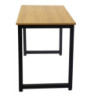 Tavolo consolle metallo legno Achille 120x60x74 cm allungabile