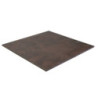 Top tavolo HPL corten quadro 79x79x1 cm resistente e moderno