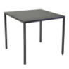 Tavolo metallo autolivellante New Elma antracite 90x90x75 cm