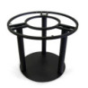 Base tavolo metallo nera tonda Ø88 H72 cm robusta moderna