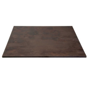 Zoom Top tavolo hpl corten quadro cm 69x69h1