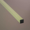 Tavolo metallo autolivellante New Elma tortora 60x60x74 cm