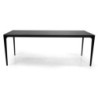 Tavolo alluminio Bakersfield 200x80 cm top pietra antracite