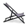 Sdraio alluminio e textilene Sullivan antracite 96x58,5h96 cm