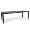 Tavolo alluminio Sullivan allungabile antracite 150-210x90 cm giardino