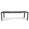 Tavolo alluminio Sullivan allungabile antracite 150-210x90 cm giardino