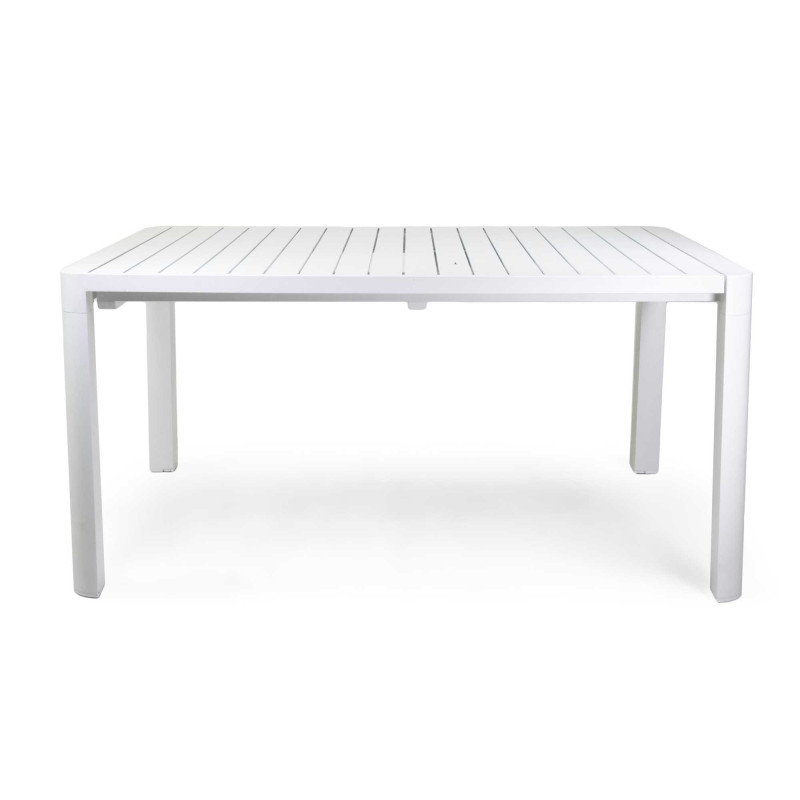 Tavolo alluminio Sullivan allungabile bianco 180-240x100 cm giardino