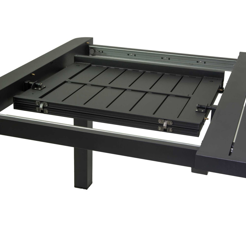 Tavolo alluminio Sullivan allungabile antracite 180-240x100 cm