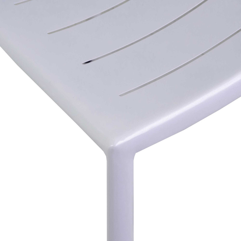 Sedia alluminio Delta bianco 45x59,5x85 resistente da esterno