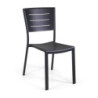 Sedia alluminio Delta antracite 45x59,5x85 cm giardino resistente