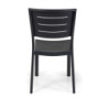 Sedia alluminio Delta antracite 45x59,5x85 cm giardino resistente