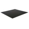 Top tavolo pietra sinterizzata nero quadro 70x70 cm resistente