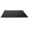 Top tavolo pietra sinterizzata nero quadro 70x70 cm resistente