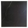 Top tavolo pietra sinterizzata nero quadro 70x70 cm resistente