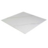 Top tavolo pietra sinterizzata bianco quadro 80x80x0,6 resistente