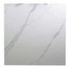 Top tavolo pietra sinterizzata bianco quadro 80x80x0,6 resistente