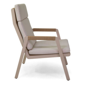 Zoom Salotto alluminio Benicia crema 3 pezzi