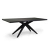 Tavolo alluminio Coronado top pietra antracite 200x100 cm giardino