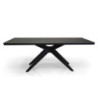 Tavolo alluminio Coronado top pietra antracite 200x100 cm giardino