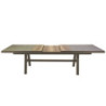 Tavolo alluminio Riverside allungabile tortora HPL 243-303x102