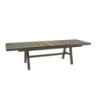 Tavolo alluminio Riverside allungabile tortora HPL 243-303x102