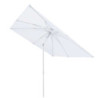 Ombrellone alluminio Arkansas 2,1x2,1 m palo centrale bianco