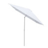 Ombrellone alluminio Arkansas 2,1x2,1 m palo centrale bianco