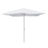 Ombrellone alluminio Utah bianco palo centrale 3x3 m da giardino