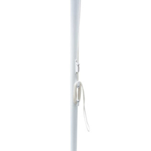 Zoom Ombrellone alluminio Utah bianco palo centrale 3x3h2,80m (no base)