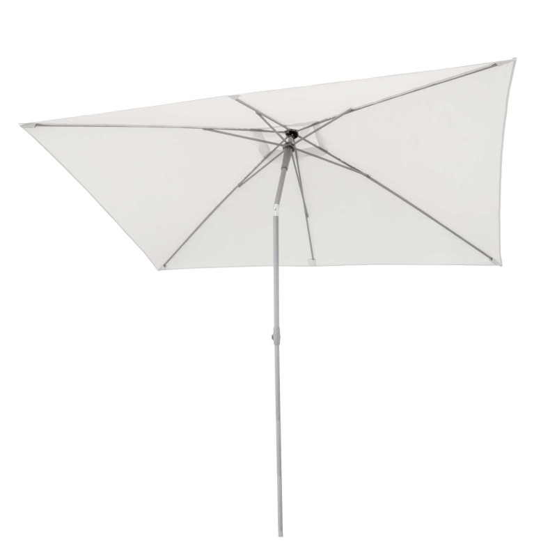 Ombrellone alluminio Arkansas 2x3 m palo centrale bianco