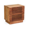 Mobile comodino legno Kerala naturale 50x35xH50 cm elegante