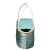 Borsa paglia con paillettes azzurro ampia e luminosa estate