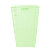 Cestone poliestere verde chiaro rettangolare 40x30x53 cm