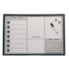 Lavagna magnetica agenda con sughero 60x40x1,5 cm multifunzione